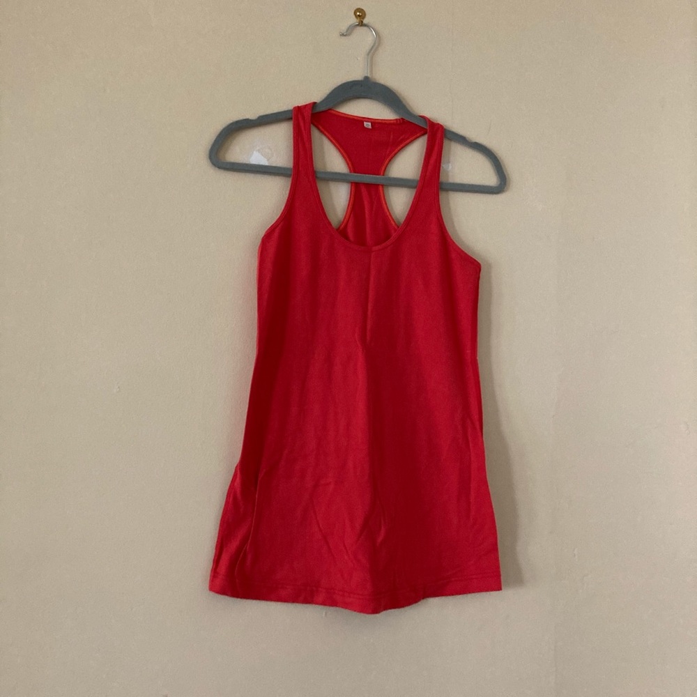 lululemon athletica Red Tank Top